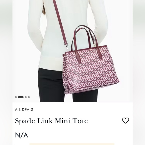 Kate Spade Spade Link Mini Tote NWT - Picture 13 of 17